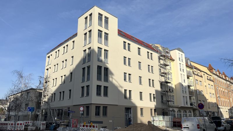 Baufortschritt Neubauvorhaben Moritzburger Straße 51
